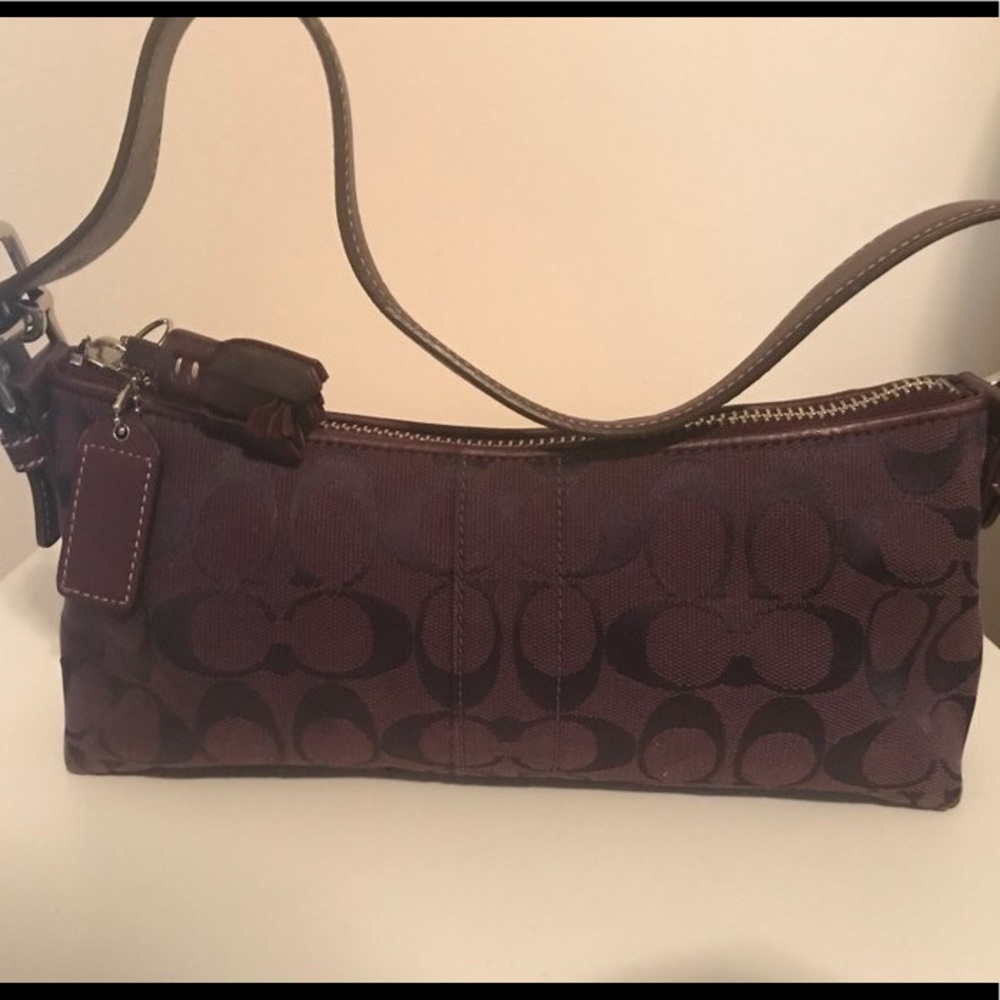 Purple authentic Coach handbag